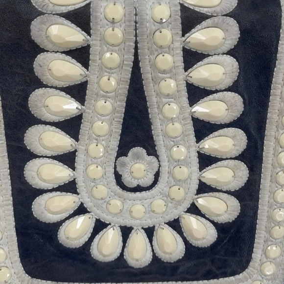 Brighton Raj Beaded Crossbody Saddlebag - Picture 3 of 13